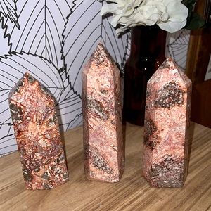 Leopard Skin Jasper Natural Crystal Tower